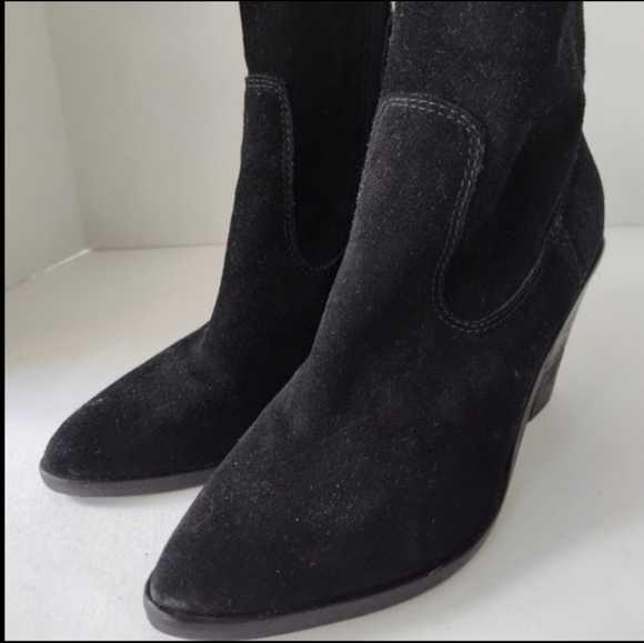 Treasure & Bond black suede ankle boots size 8 - Picture 4 of 10